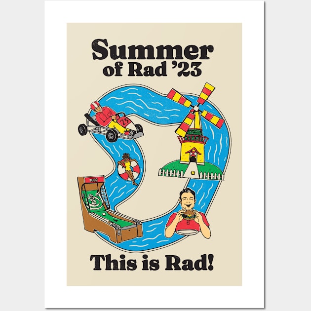 The Summer of Rad 2023 Wall Art by This is Rad!